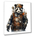Wandbild Panda 2 Steampunk Kunstdruck auf Leinwand direkt zum Aufhängen | Wandbild Galerie