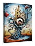 Surreales Wandbild 2 Stil Salvador Dali Kunstdruck auf Leinwand | Wandbild Galerie