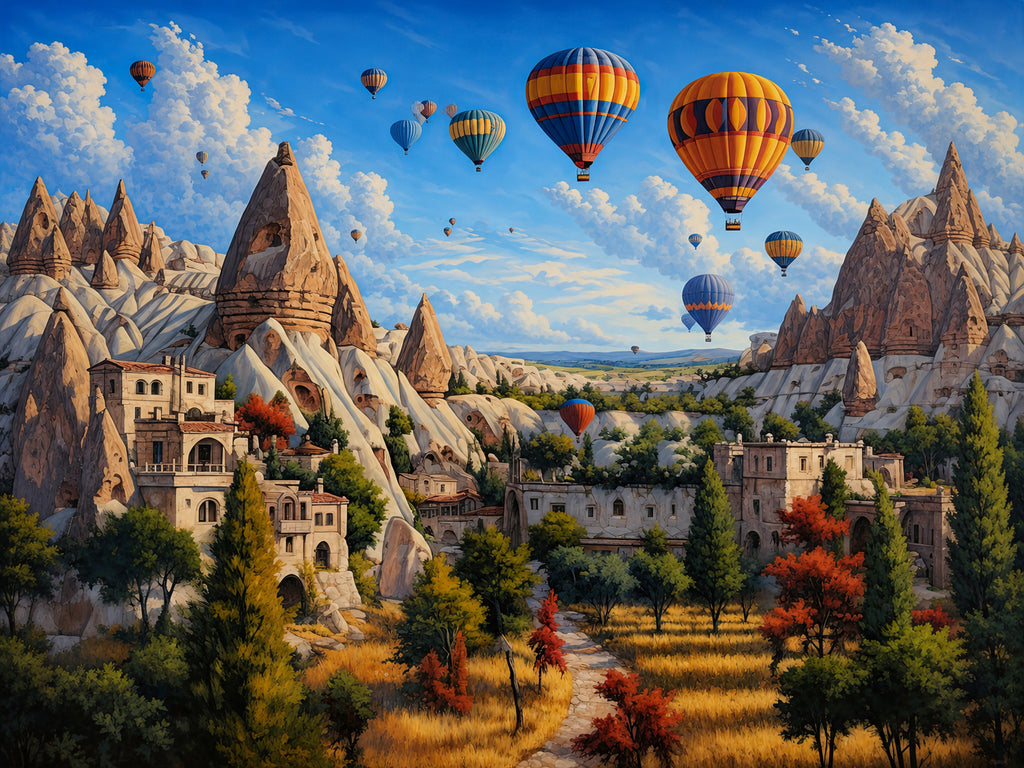 Wandbild Türkische Landschaft 1 Mediterrane Eleganz als Leinwandbild