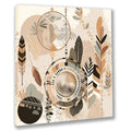 Boho Kunst 3 Wandbild Kunstdruck auf Leinwand | Wandbild Galerie