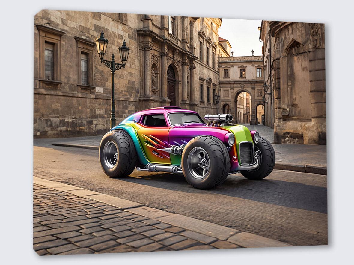 Wandbild Hot Rods 2 Kunstdruck auf Leinwand