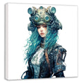 Wandbild Steampunk Lady 3 Kunstdruck auf Leinwand direkt zum Aufhängen | Wandbild Galerie