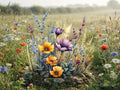 Wandbild Blumenwiese Nr. 4 Kunstdruck auf Leinwand