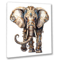 Wandbild Elefant 4 Steampunk Kunstdruck auf Leinwand direkt zum Aufhängen | Wandbild Galerie