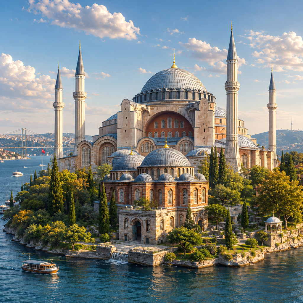 Moschee in der Türkei 4 Wandbild Kunstdruck auf Leinwand