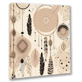 Boho Kunst 5 Wandbild Kunstdruck auf Leinwand | Wandbild Galerie