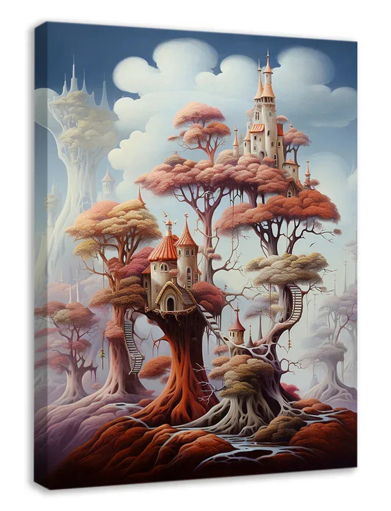 Surreales Wandbild 5 Stil Salvador Dali Kunstdruck auf Leinwand | Wandbild Galerie