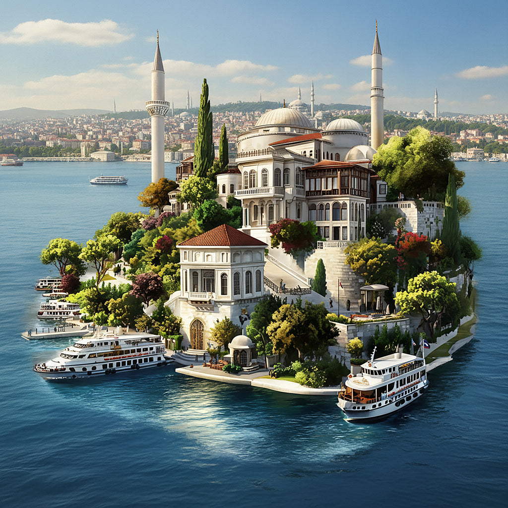 Moschee in der Türkei 5 Wandbild Kunstdruck auf Leinwand