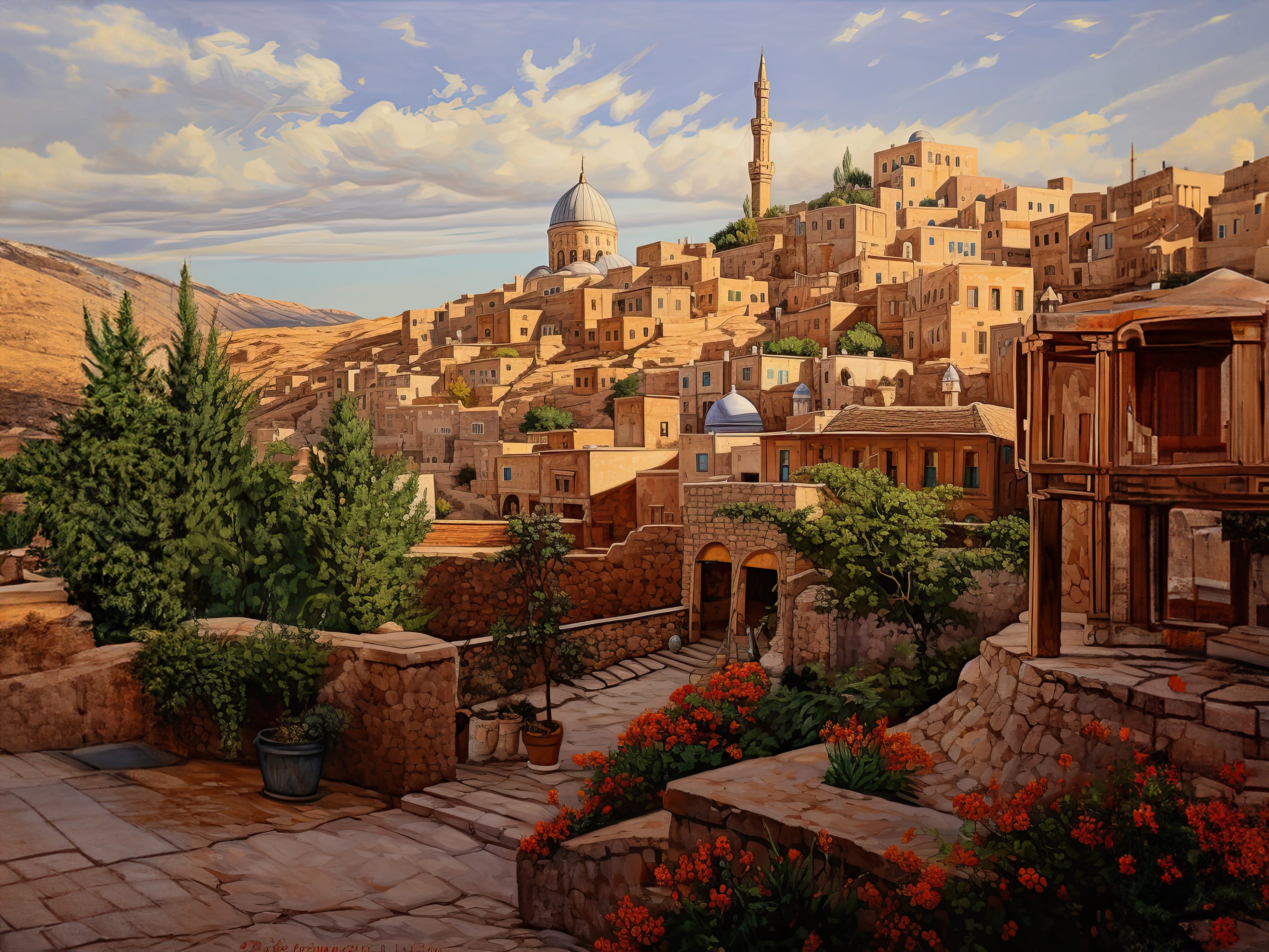 Wandbild Türkische Landschaft 3 Mediterrane Eleganz als Leinwandbild