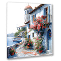 Mediterrane Küste 6 Landschaft Wandbild  Kunstdruck auf Leinwand