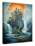 Surreales Wandbild 6 Stil Salvador Dali Kunstdruck auf Leinwand | Wandbild Galerie