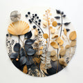 Holzblumen 6 Wandbild Kunstdruck auf Leinwand | Wandbild Galerie