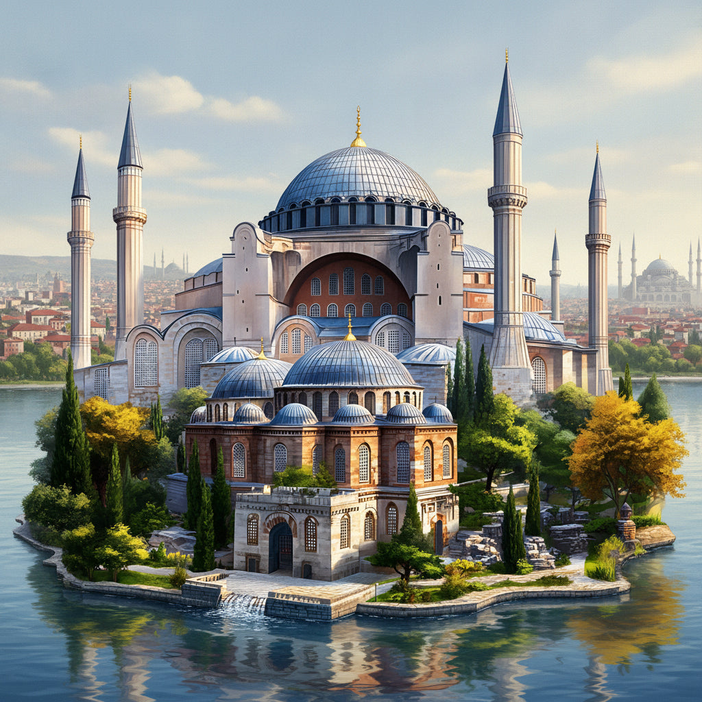 Moschee in der Türkei 6 Wandbild Kunstdruck auf Leinwand
