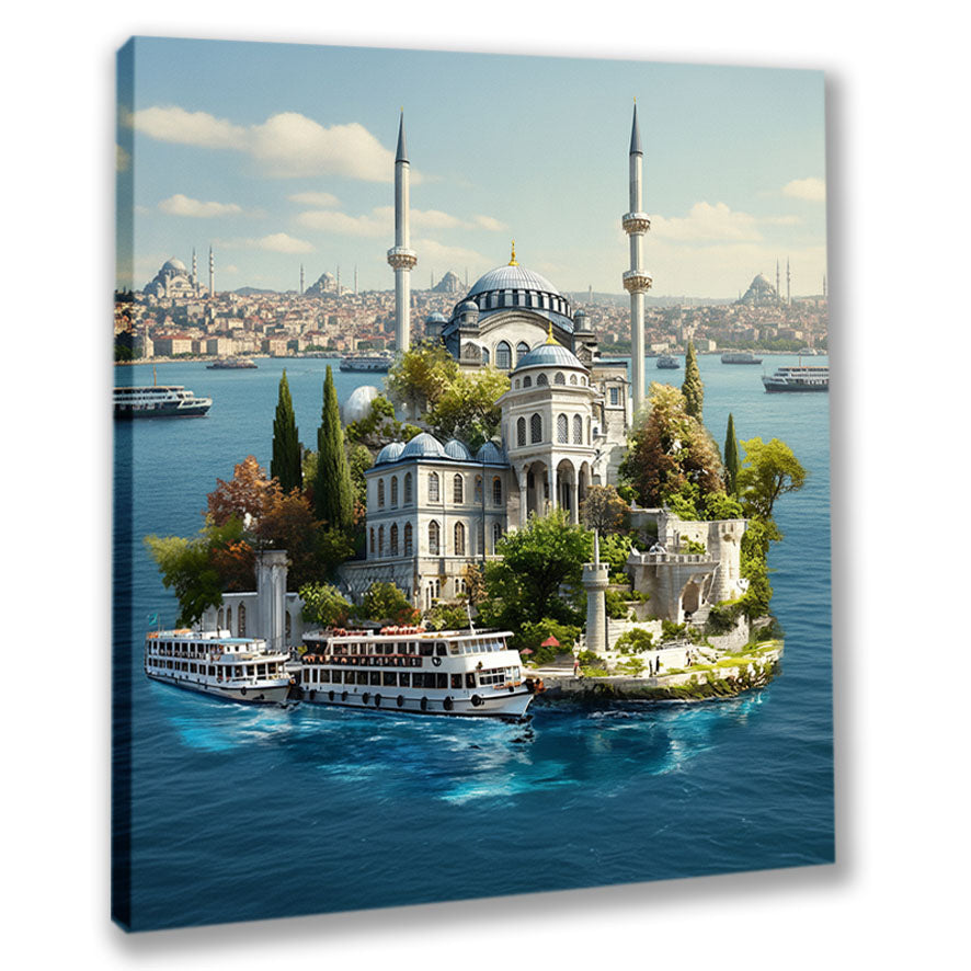 Moschee in der Türkei 7 Wandbild Kunstdruck auf Leinwand