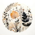 Holzblumen 7 Wandbild Kunstdruck auf Leinwand | Wandbild Galerie