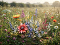 Wandbild Blumenwiese Nr. 7 Kunstdruck auf Leinwand