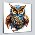 Wandbild Eule 7 Steampunk Kunstdruck auf Leinwand | Wandbild Galerie