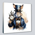 Wandbild Hase 7 Steampunk Stil Kunstdruck auf Leinwand | Wandbild Galerie