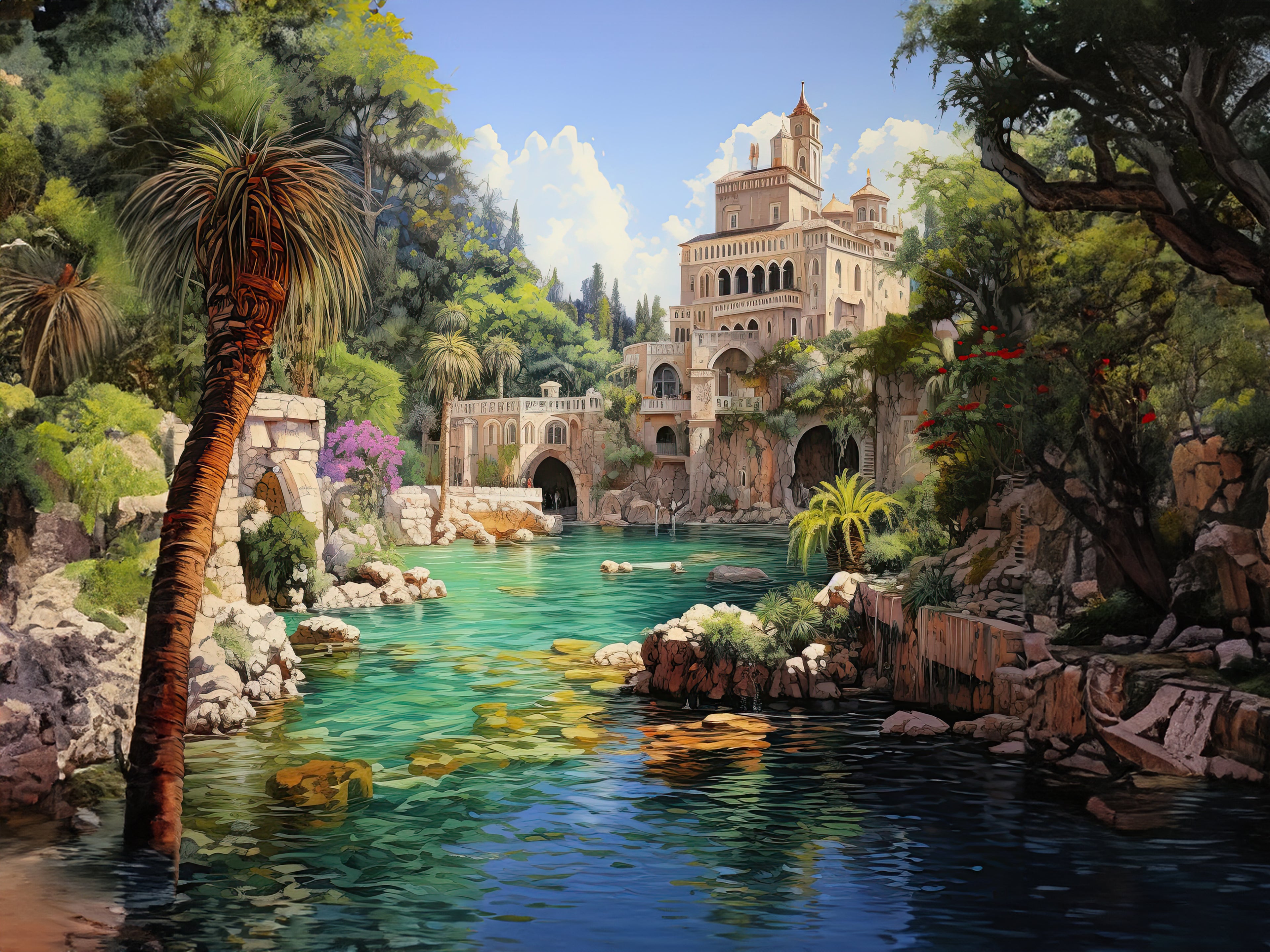 Wandbild Türkische Landschaft 4 Mediterrane Eleganz als Leinwandbild