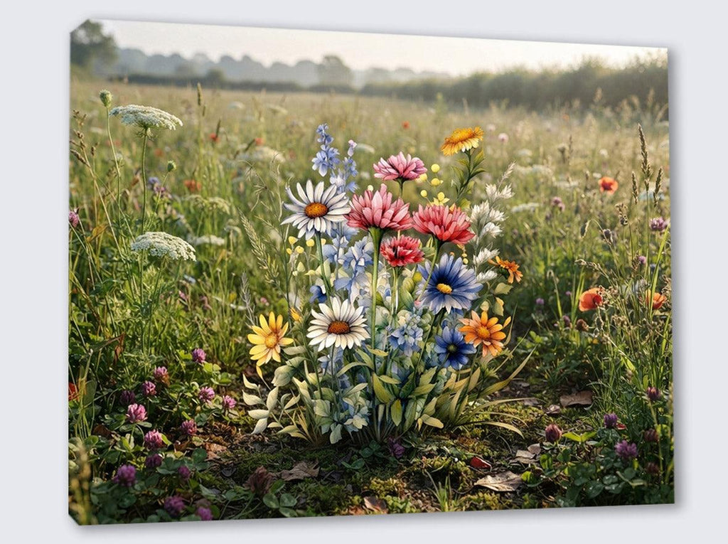 Wandbild Blumenwiese Nr. 8 Kunstdruck auf Leinwand