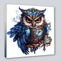 Wandbild Eule 8 Steampunk Kunstdruck auf Leinwand | Wandbild Galerie