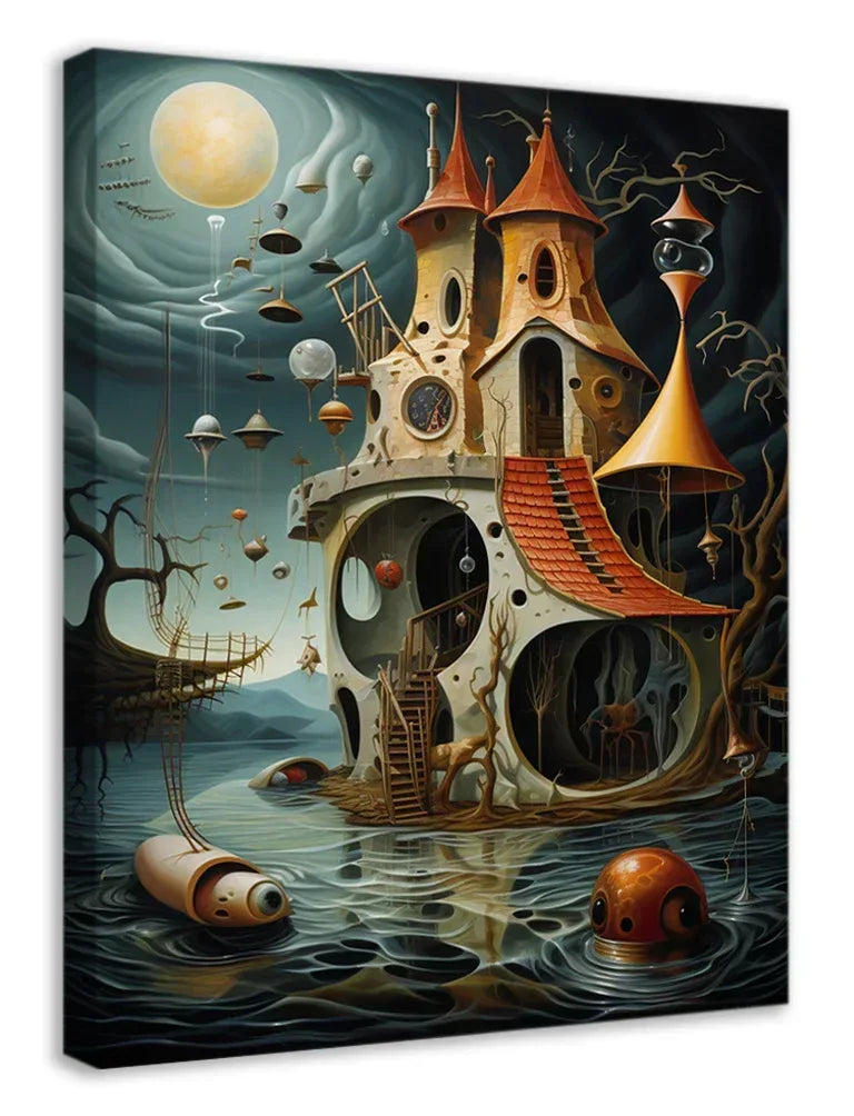 Surreales Wandbild 8 Stil Salvador Dali Kunstdruck auf Leinwand | Wandbild Galerie
