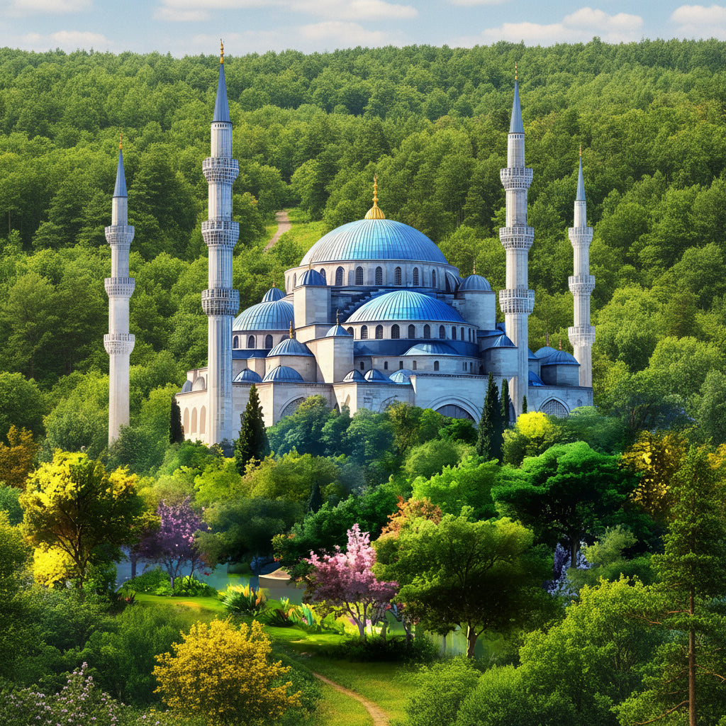 Moschee in der Türkei 8 Wandbild Kunstdruck auf Leinwand