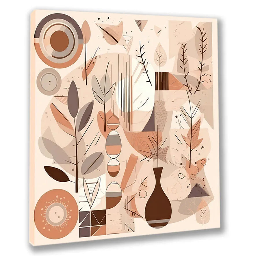 Boho Kunst 9 Wandbild Kunstdruck auf Leinwand | Wandbild Galerie