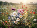 Wandbild Blumenwiese Nr. 9 Kunstdruck auf Leinwand
