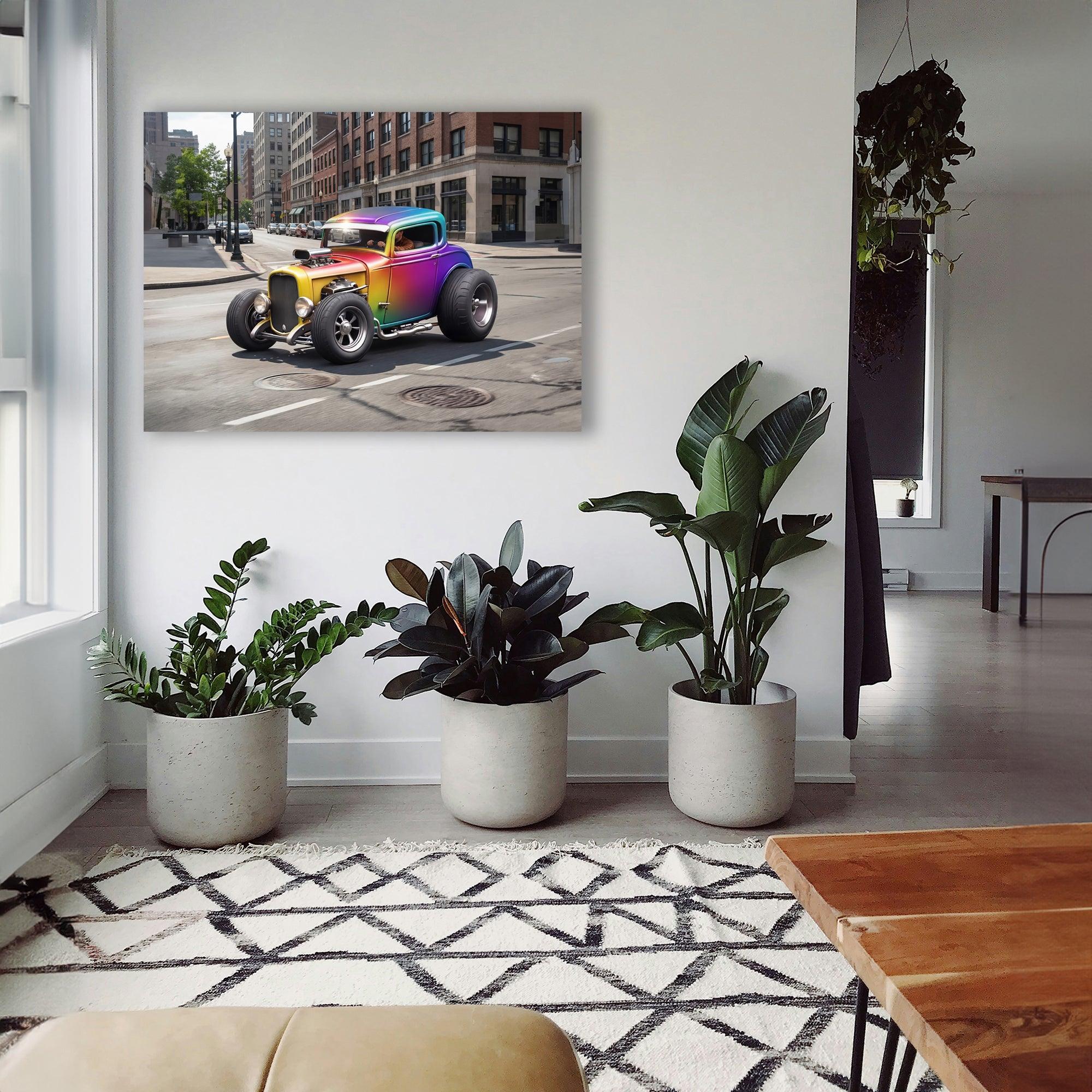 Wandbild Hot Rods 6 Kunstdruck auf Leinwand