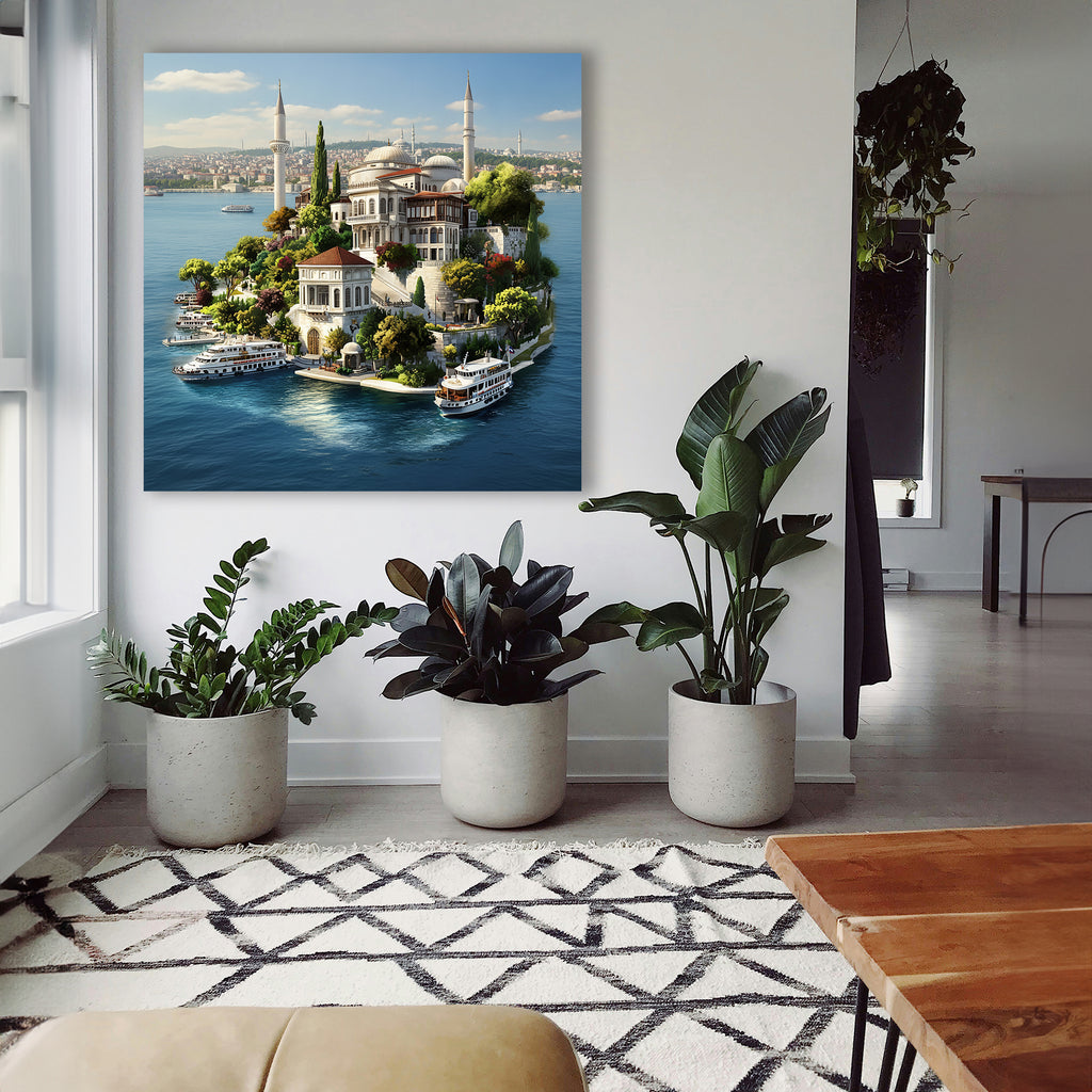 Moschee in der Türkei 5 Wandbild Kunstdruck auf Leinwand
