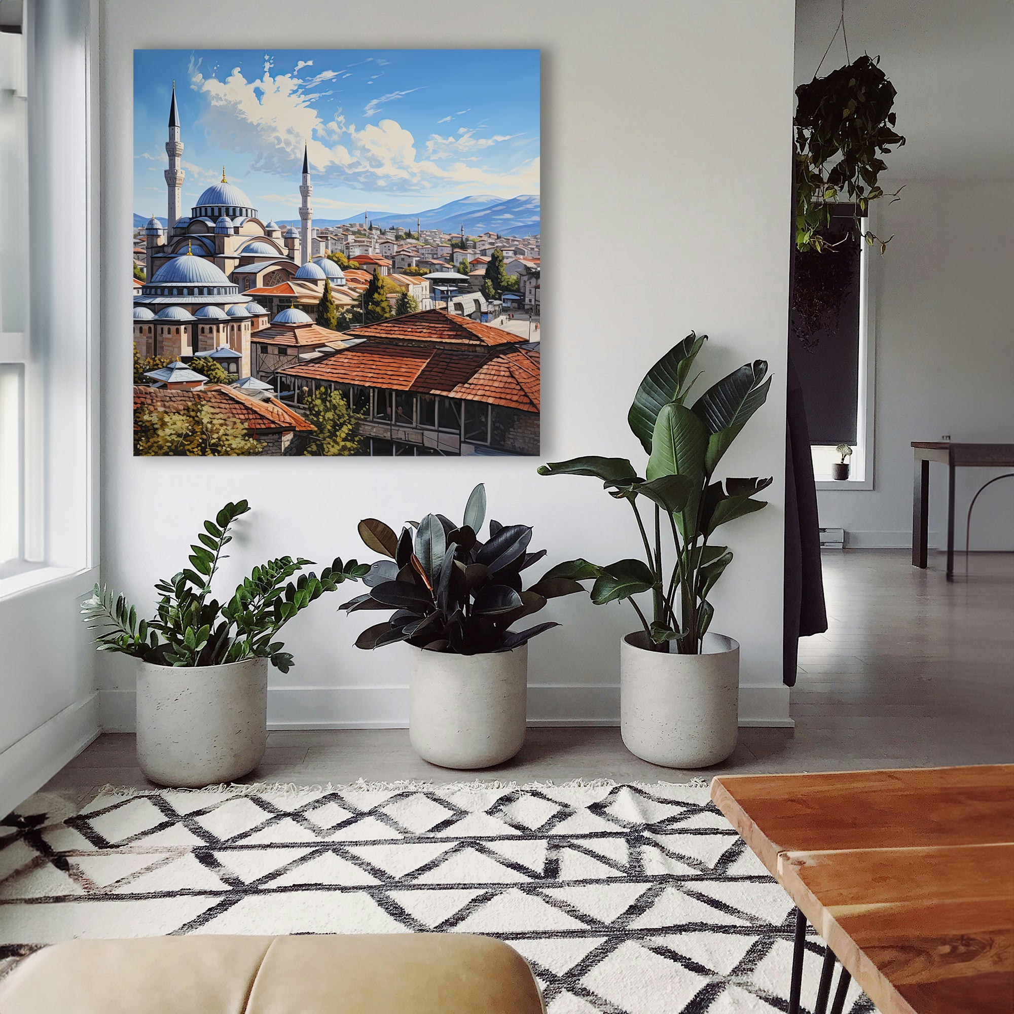 Moschee in der Türkei 3 Wandbild Kunstdruck auf Leinwand