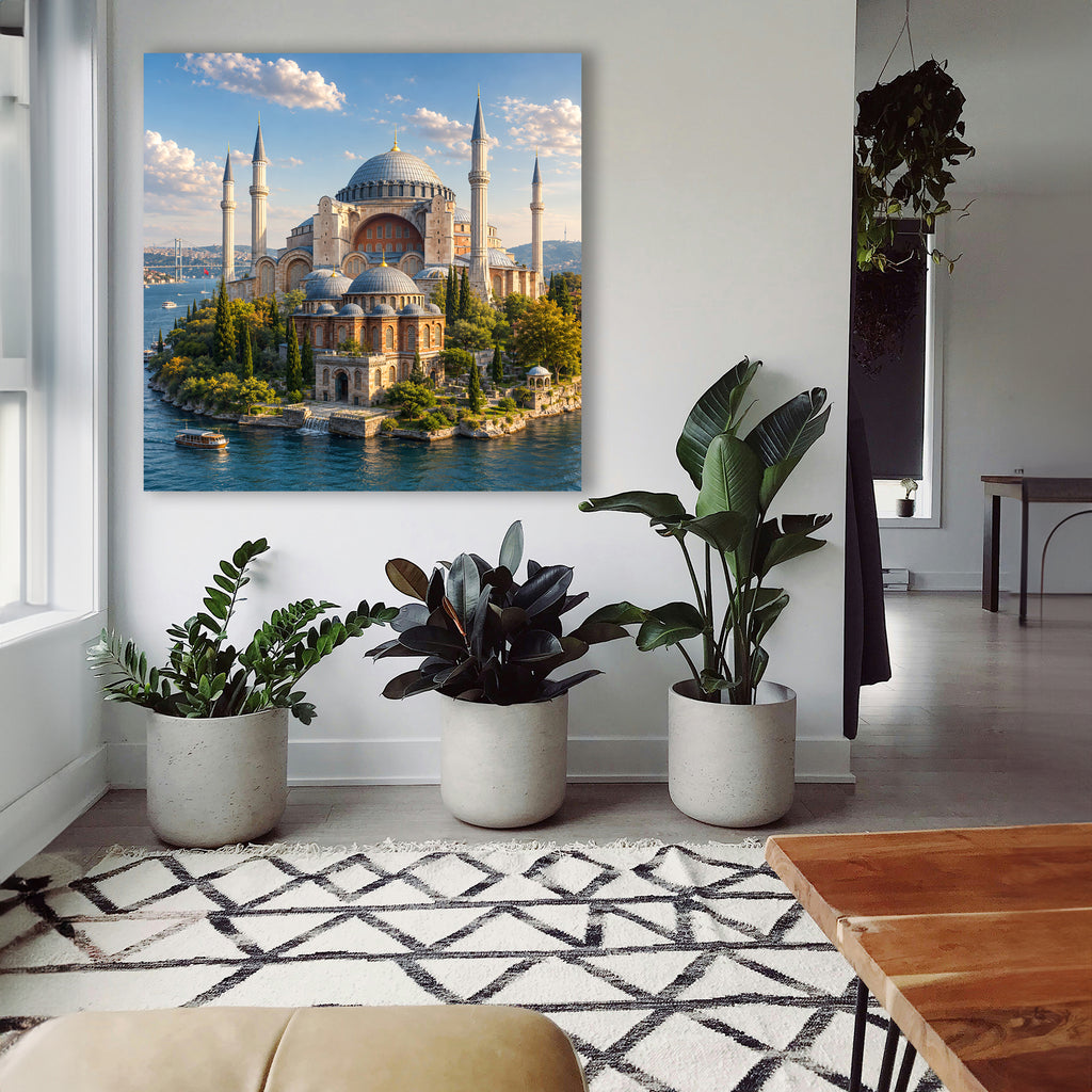 Moschee in der Türkei 4 Wandbild Kunstdruck auf Leinwand