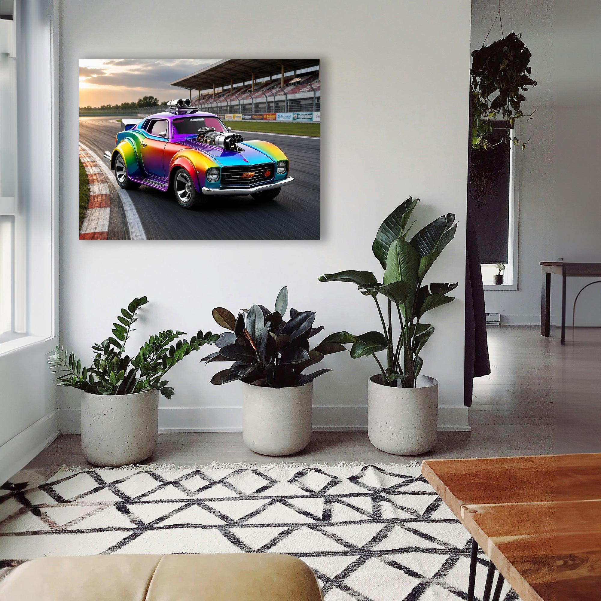 Wandbild Hot Rods 1 Kunstdruck auf Leinwand