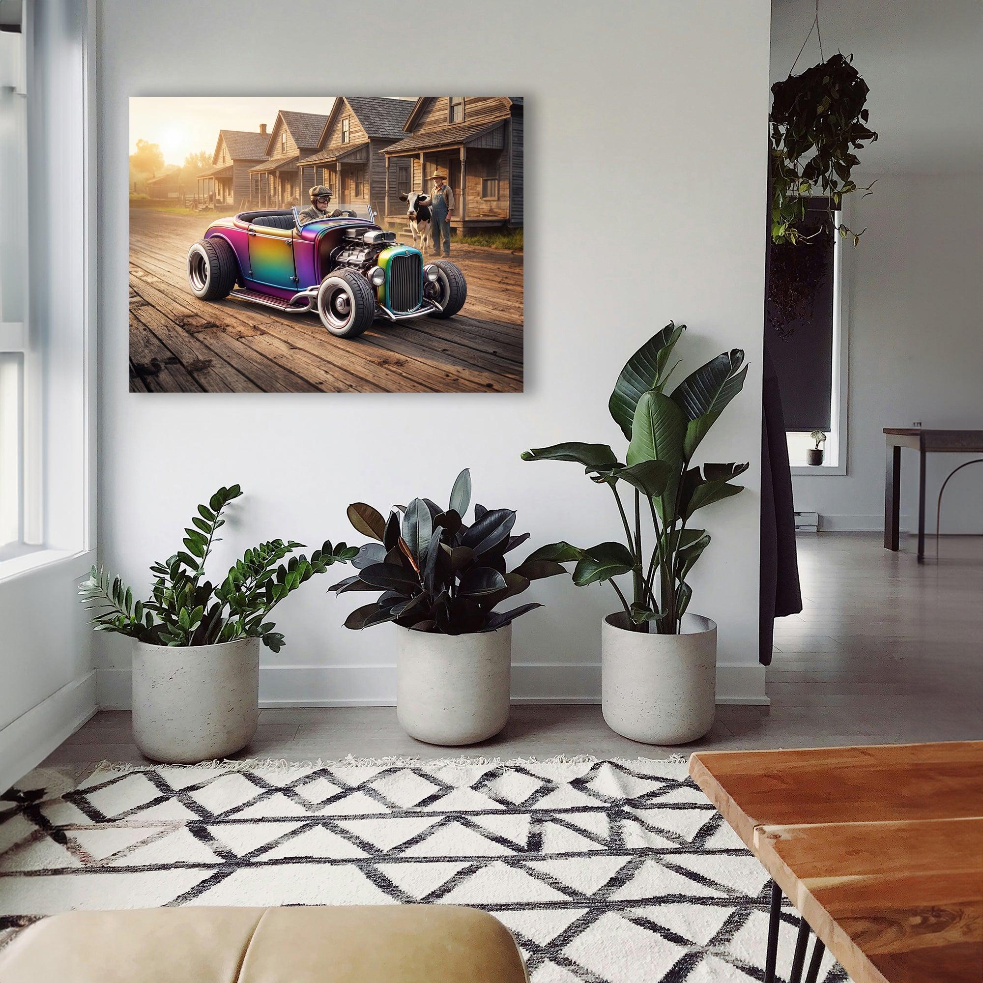 Wandbild Hot Rods 4 Kunstdruck auf Leinwand