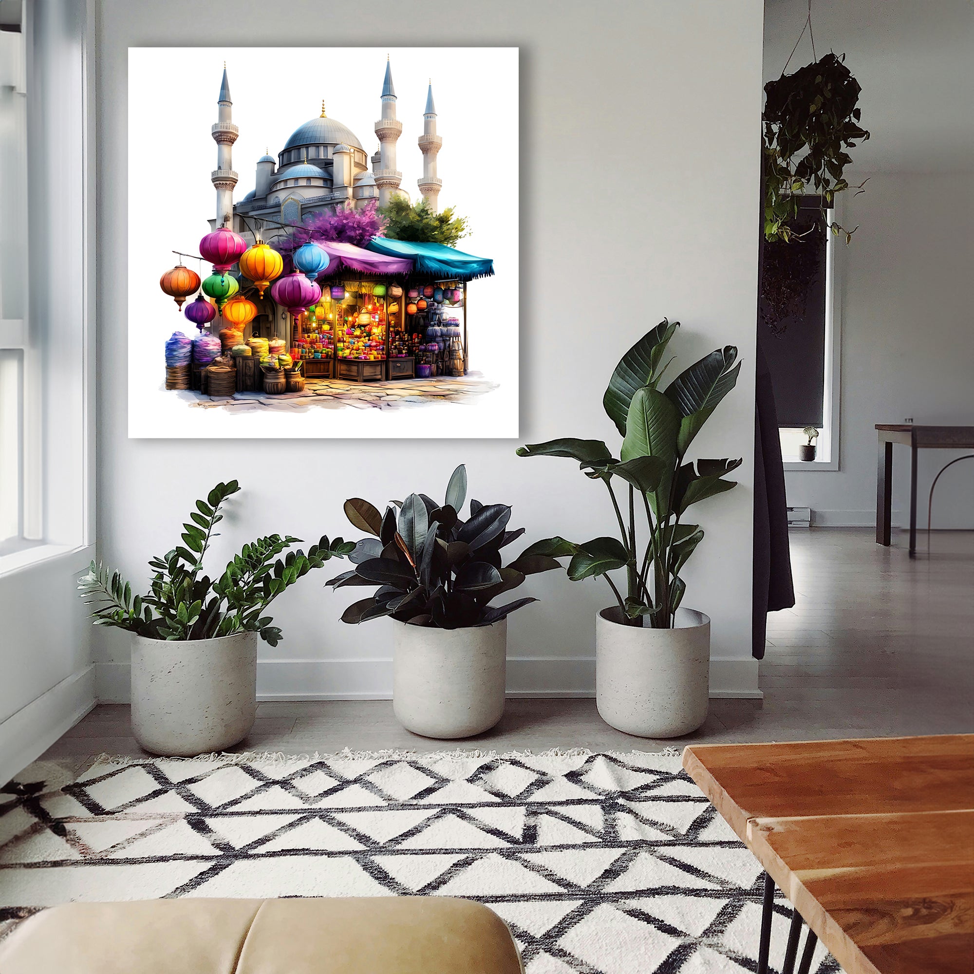 Moschee in der Türkei 10 Wandbild Kunstdruck auf Leinwand