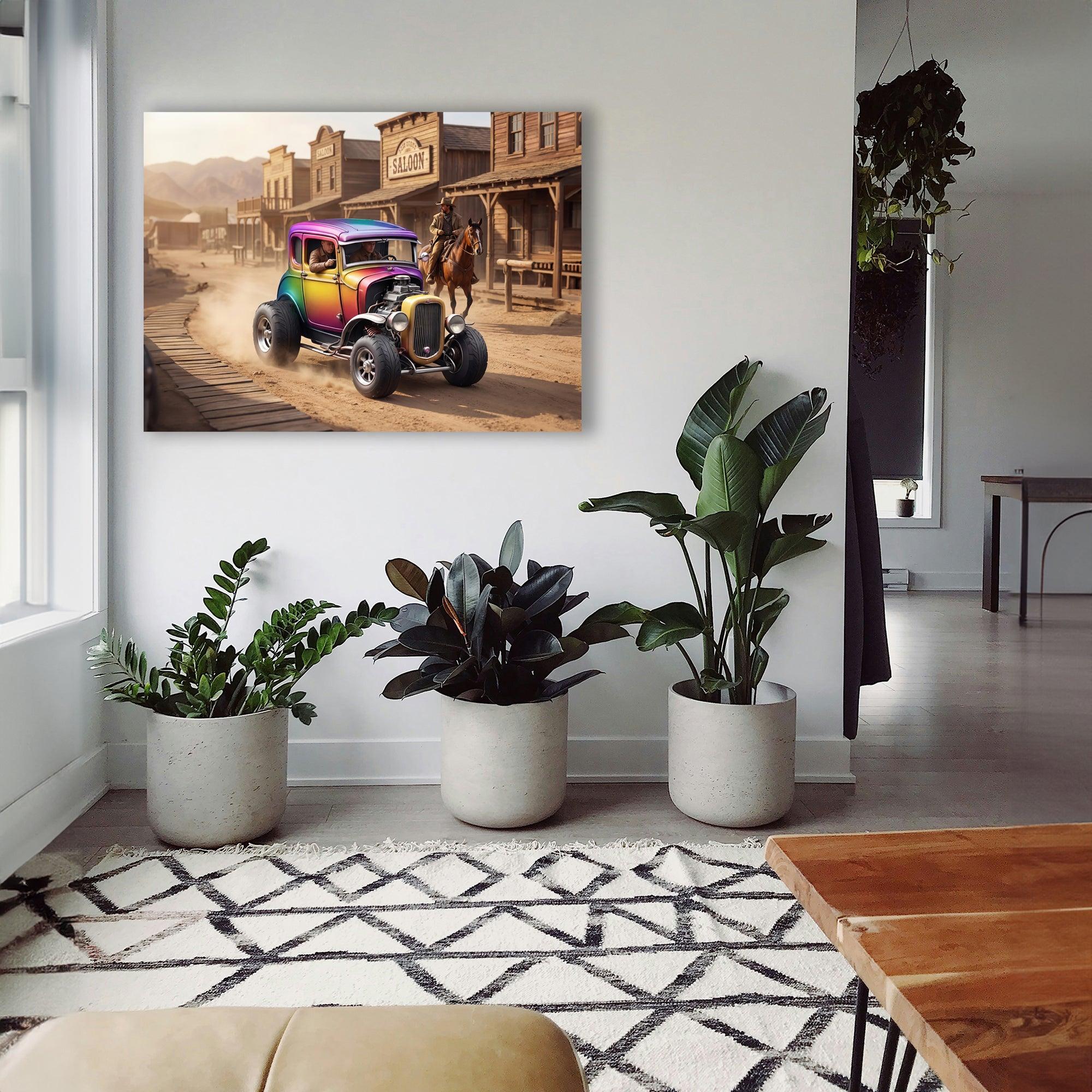 Wandbild Hot Rods 5 Kunstdruck auf Leinwand