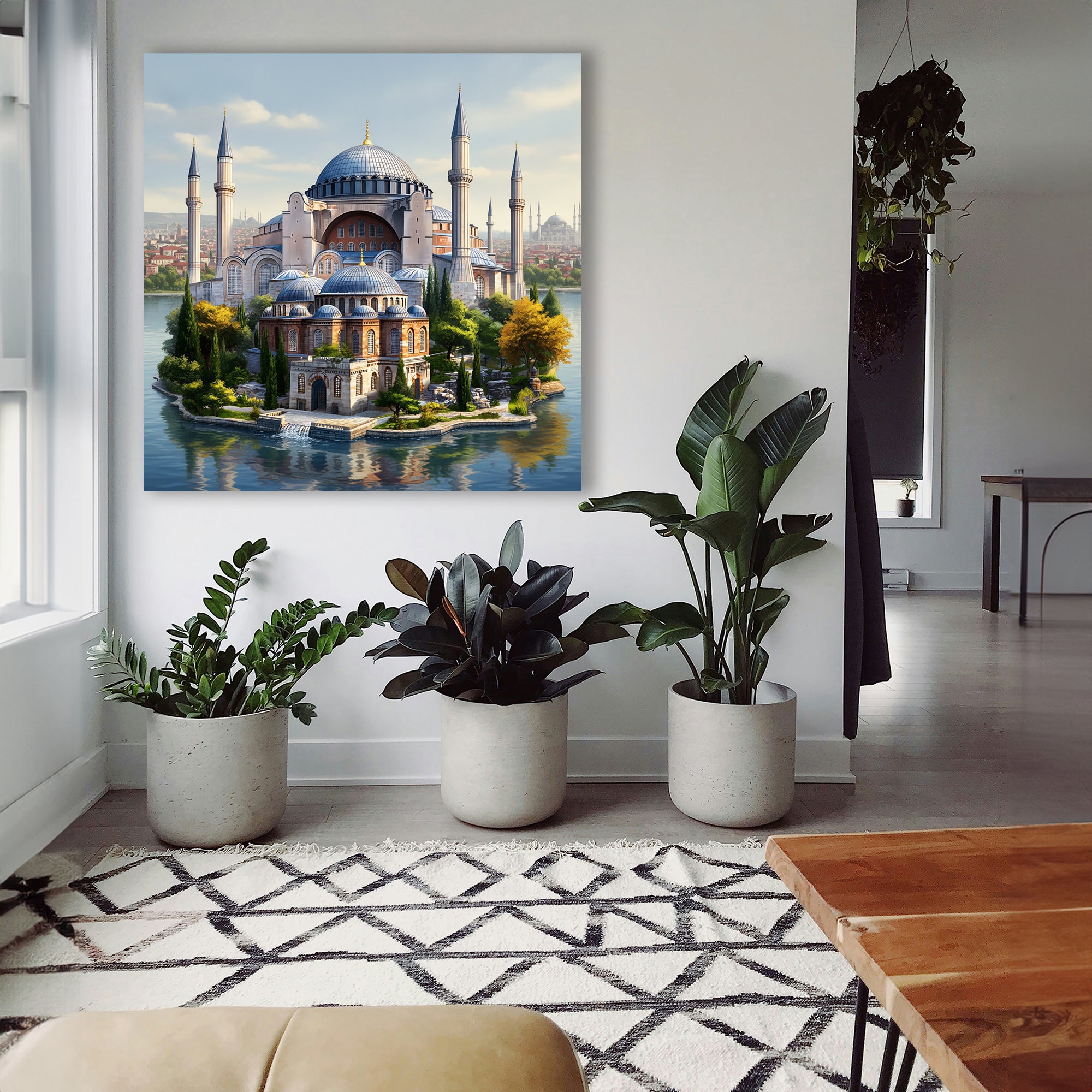 Moschee in der Türkei 6 Wandbild Kunstdruck auf Leinwand