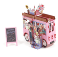 Pop Up Karte Blumenwagen Happy Birthday Geburtstag | Wandbild Galerie