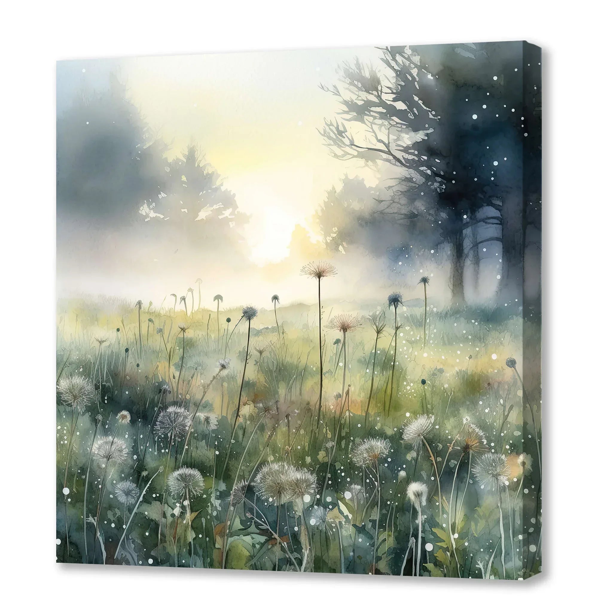 Pusteblumen 5 Wandbild Kunstdruck auf Leinwand | Wandbild Galerie