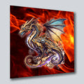 Drachen Steampunk 7 Wandbild Kunstdruck auf Leinwand | Wandbild Galerie