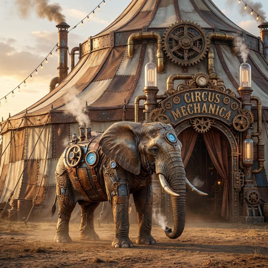 ElefantimCircus - Wandbild Galerie