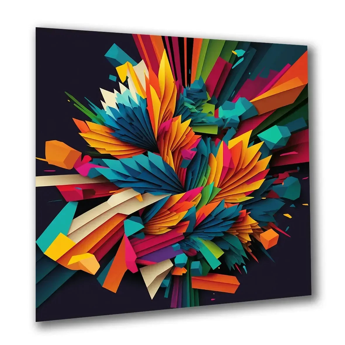 Wandbild Elemente abstrakt 70 Kunstdruck auf Leinwand | Wandbild Galerie