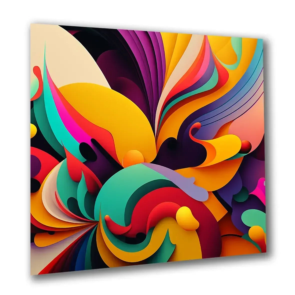 Wandbild Elemente abstrakt 59 Kunstdruck auf Leinwand | Wandbild Galerie