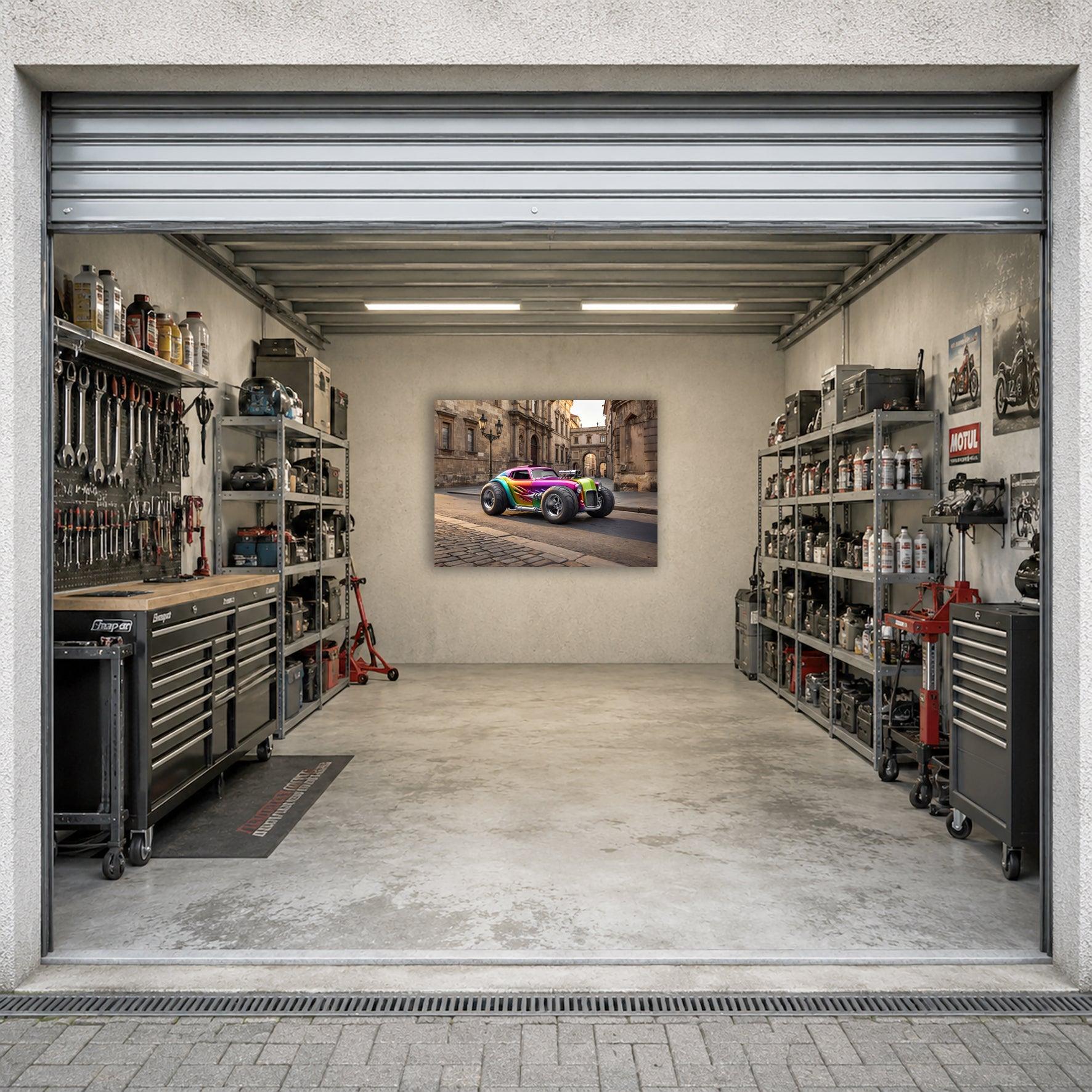 Wandbild Hot Rods 3 Kunstdruck auf Leinwand