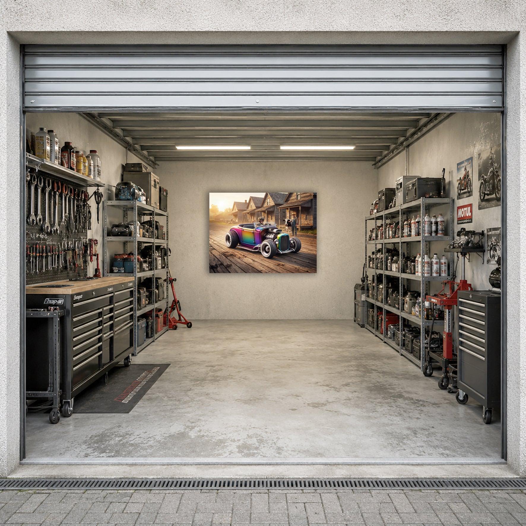 Wandbild Hot Rods 4 Kunstdruck auf Leinwand