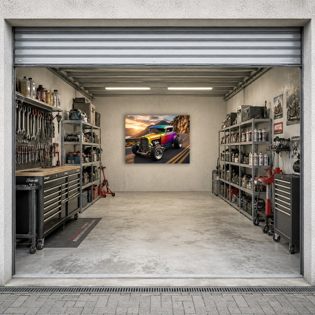 Wandbild Hot Rods 2 Kunstdruck auf Leinwand