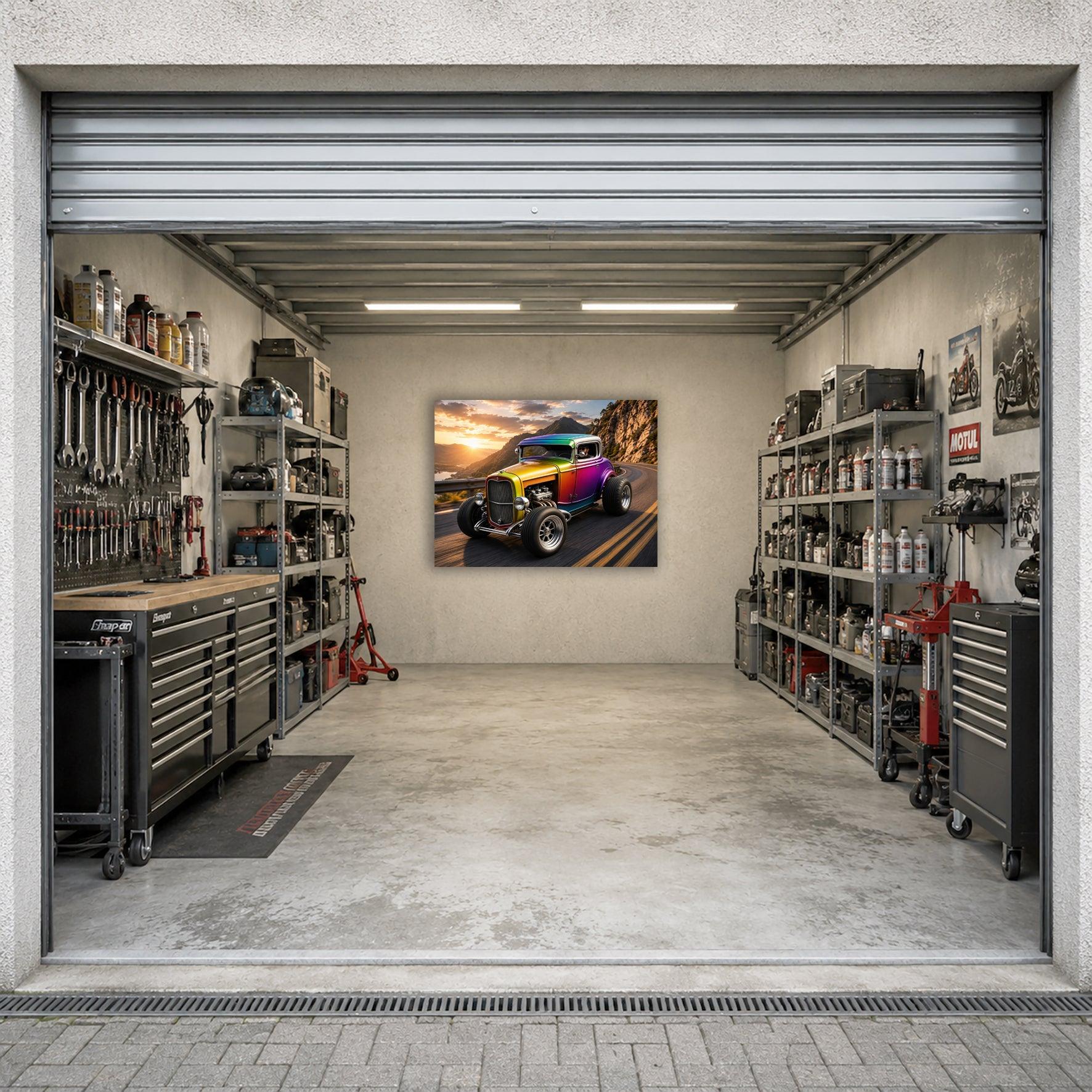 Wandbild Hot Rods 2 Kunstdruck auf Leinwand
