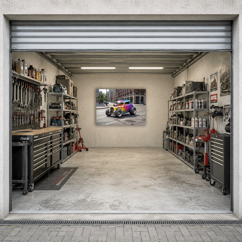 Wandbild Hot Rods 6 Kunstdruck auf Leinwand