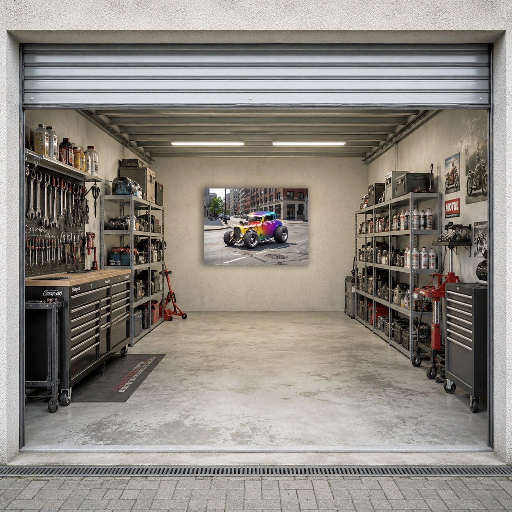 Wandbild Hot Rods 6 Kunstdruck auf Leinwand